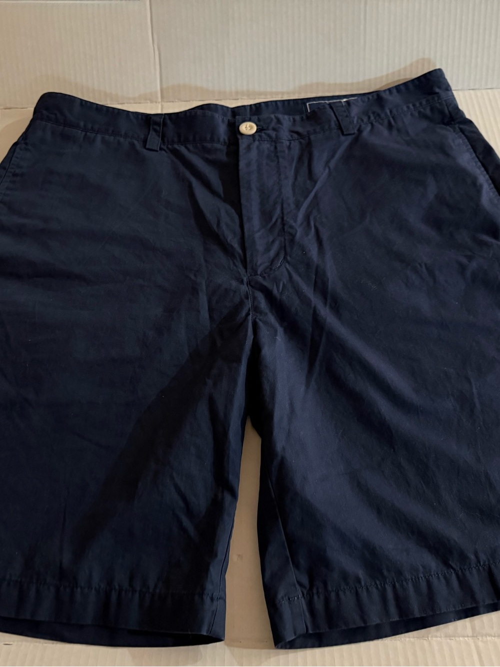 Vineyard Vines Navy Flat Front Shorts